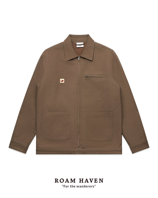 Walnut Heavyweight  Collared Jacket (Copy)