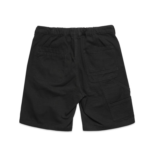 Black Canvas Shorts